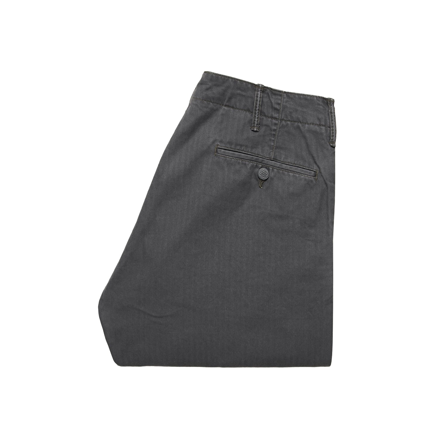RRL Herringbone Field Chino Washed Black