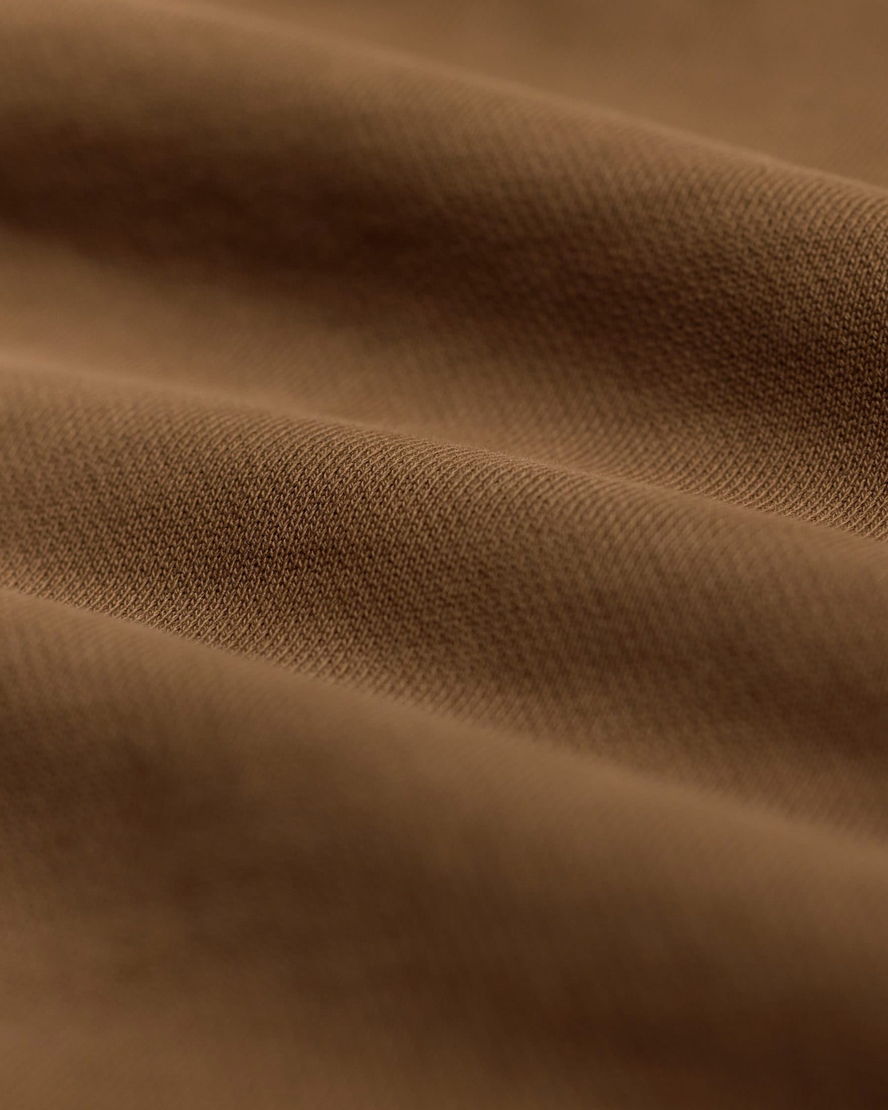 RRL Garment-Dyed Fleece Shawl Sweatshirt Tan