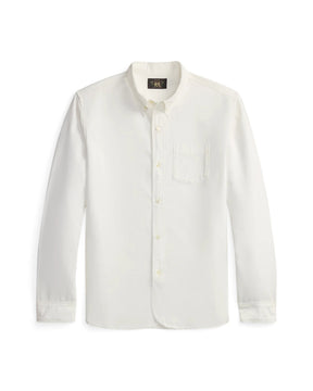 RRL Selvedge-Detailed Oxford Workshirt White