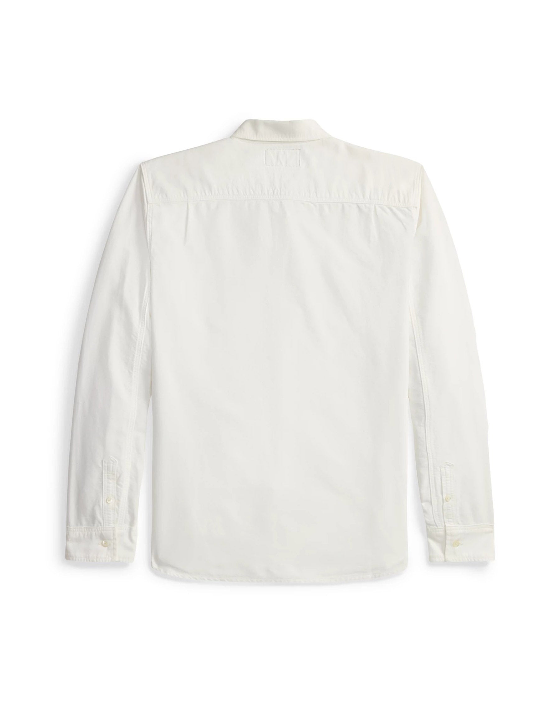RRL Selvedge-Detailed Oxford Workshirt White