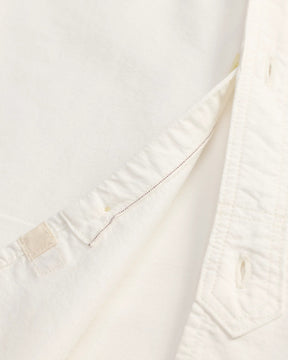 RRL Selvedge-Detailed Oxford Workshirt White