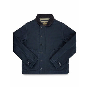 Iron Heart x Snake Oil Provisions IHM-48-NAV Whipcord Lightweight N1 Deck Jacket Navy