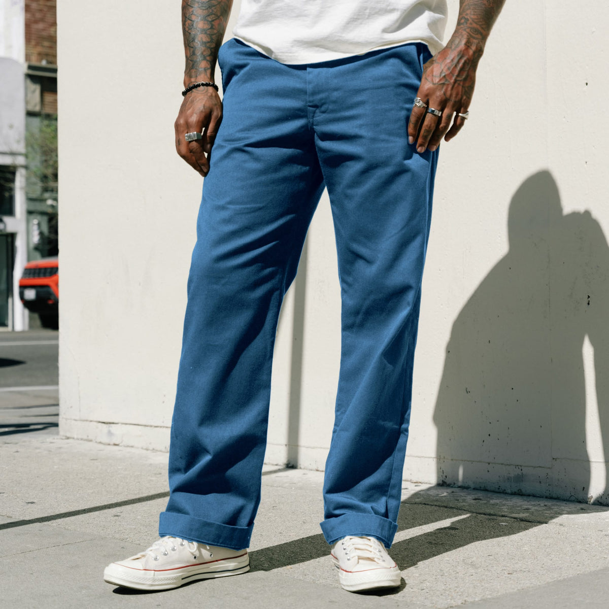 Imogene + Willie Oceanside Relaxed Pant in Postman Blue