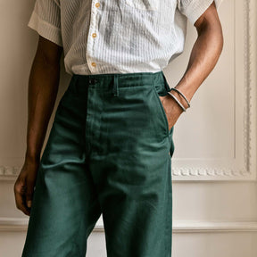 Imogene + Willie Oceanside Relaxed Pant Spruce