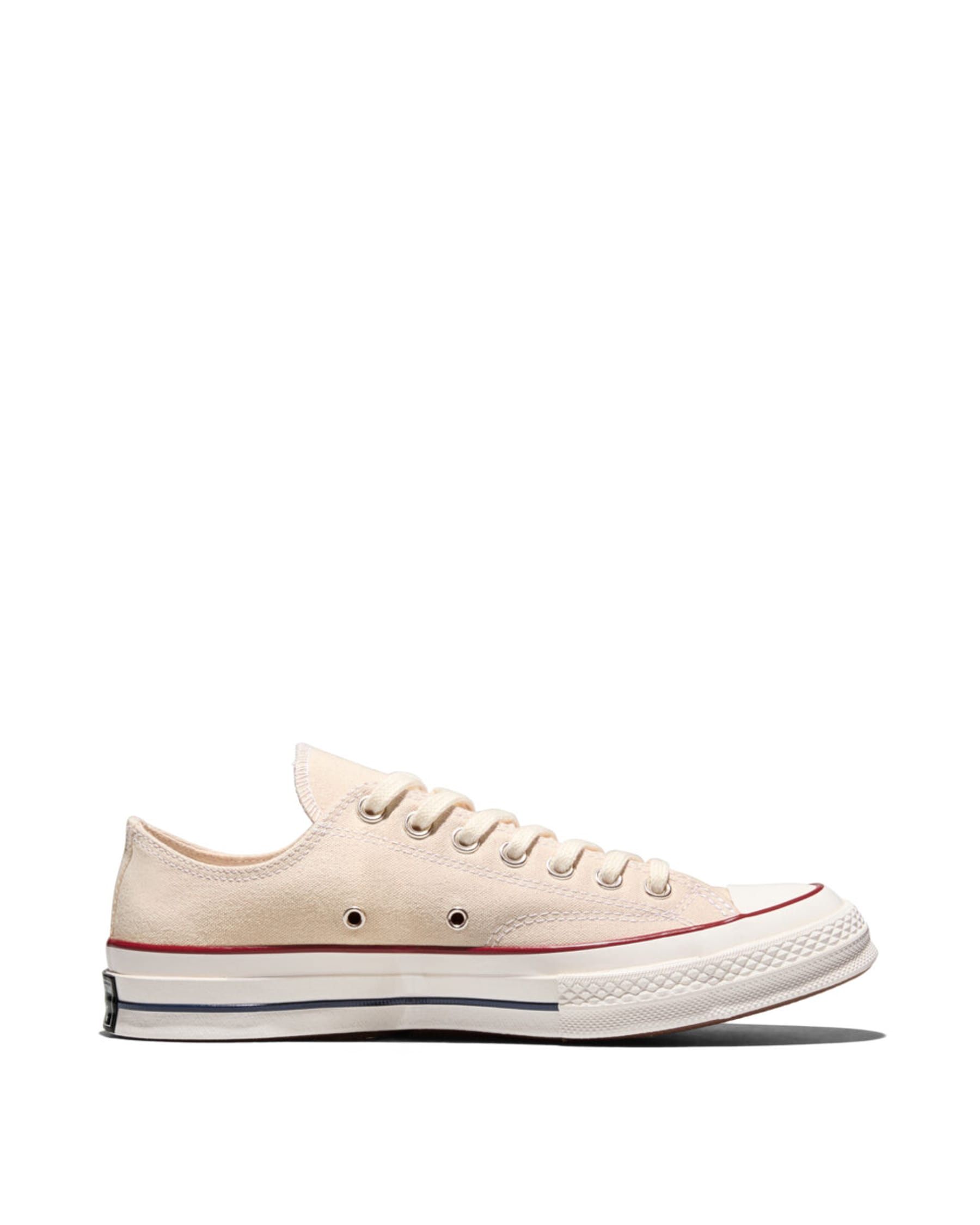 Converse Chuck 70 Canvas Unisex Low Top Shoe Parchment/ Garnet/ Egret