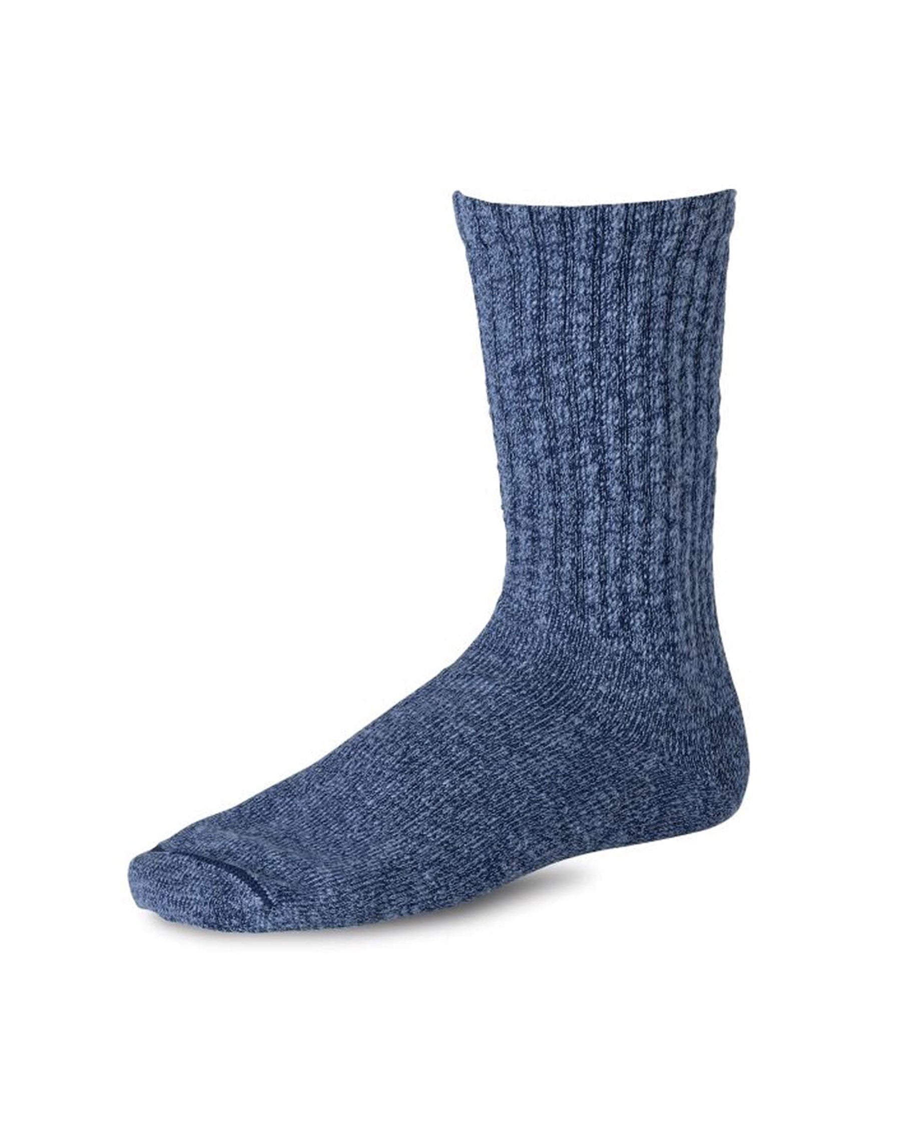 Red Wing Heritage Cotton Ragg Overdyed Tonal Sock Navy