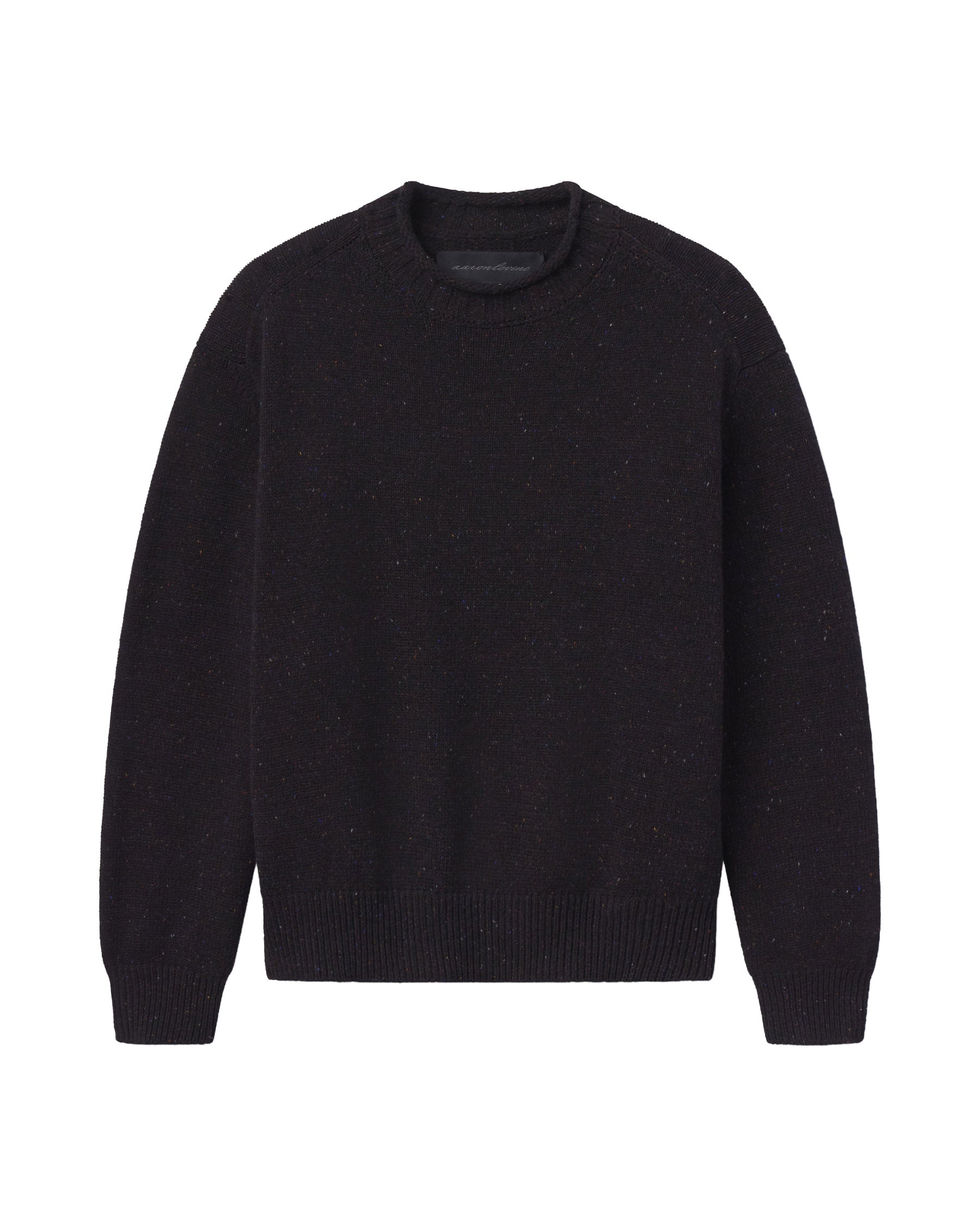Aaron Levine New York Rollneck Sweater Espresso