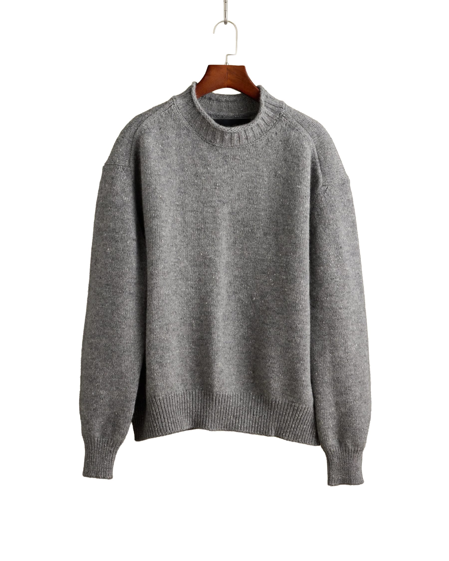 Aaron Levine New York Rollneck Sweater Gray
