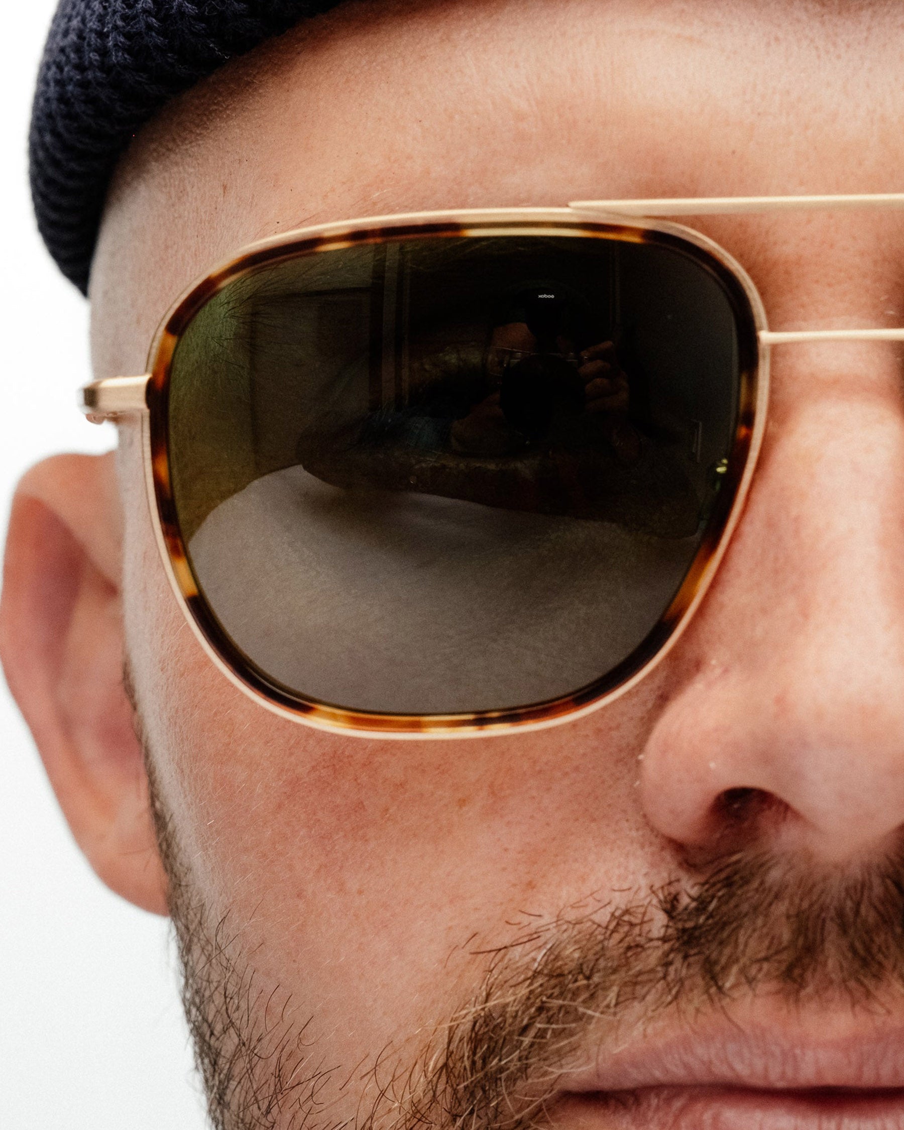 SALT. Optics Colorado 58 Polarized Sun Brushed Gold/ Antique Leaves