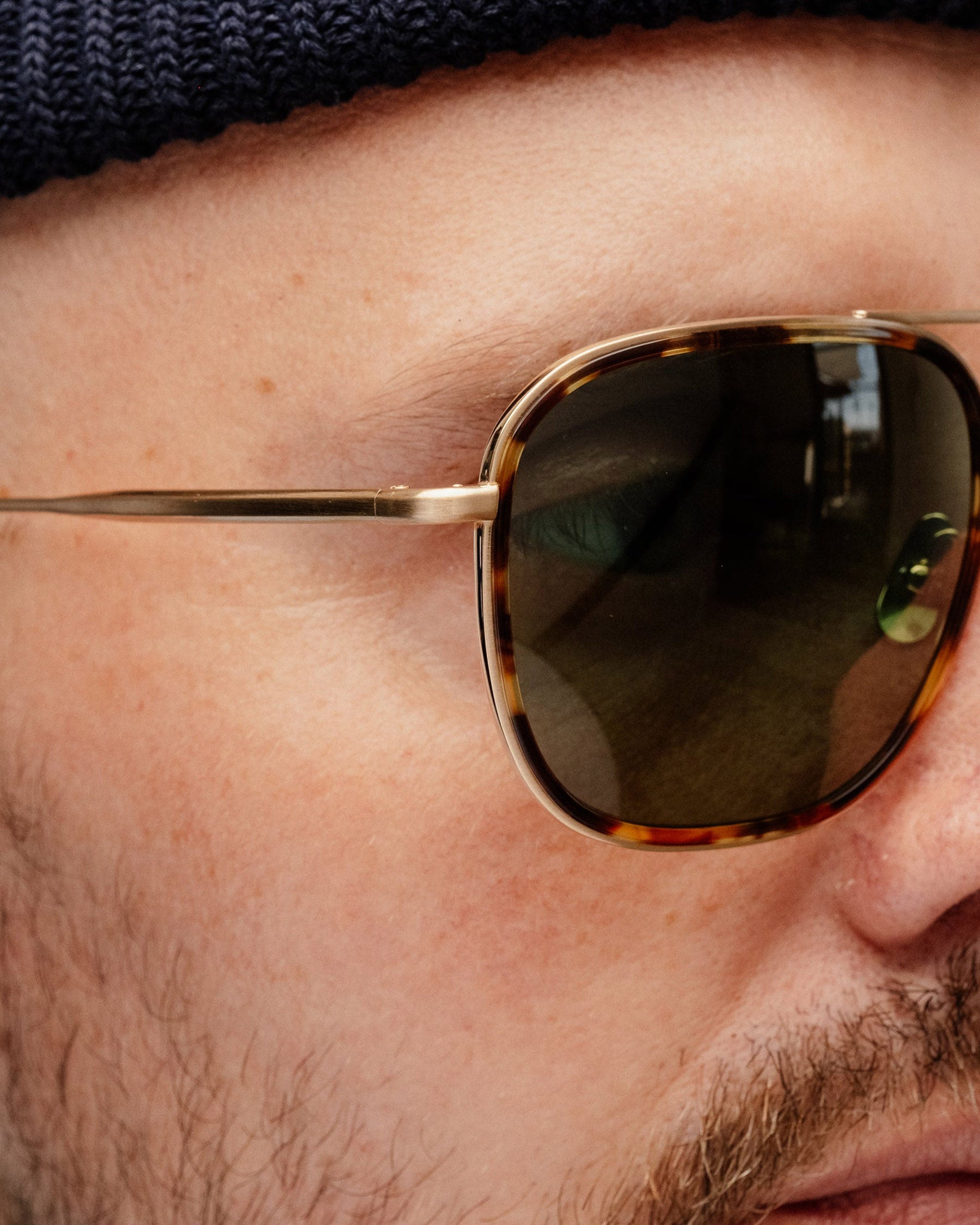 SALT. Optics Colorado 58 Polarized Sun Brushed Gold/ Antique Leaves
