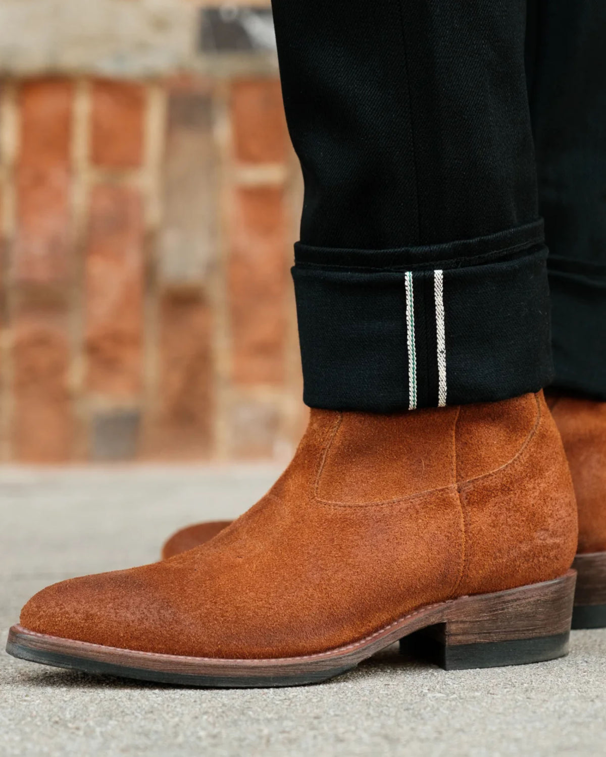 Santa Rosa x Snake Oil Provisions Heartbreaker Boot Tobacco Suede