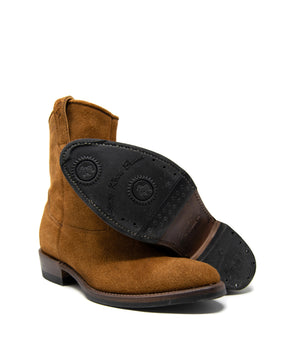 Santa Rosa x Snake Oil Provisions Heartbreaker Boot Tobacco Suede