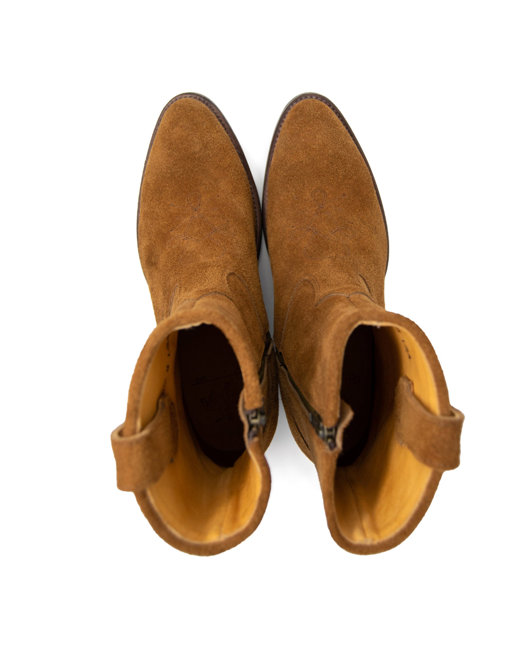 Santa Rosa x Snake Oil Provisions Heartbreaker Boot Tobacco Suede