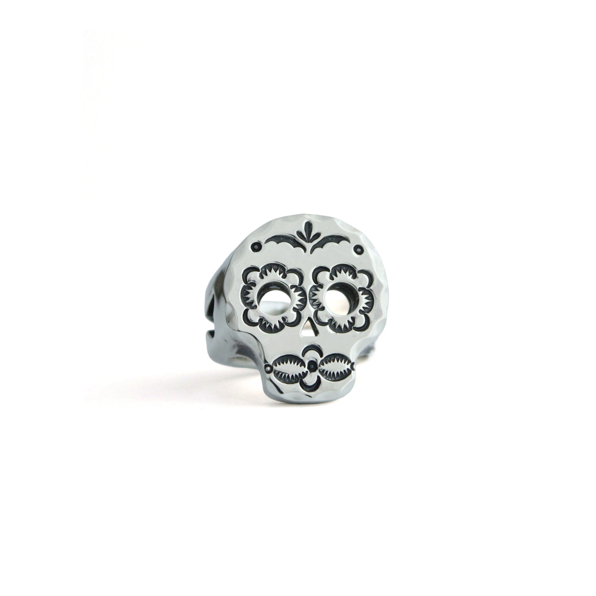 Mt. Hill Sterling Silver Signet Ring "Skull"