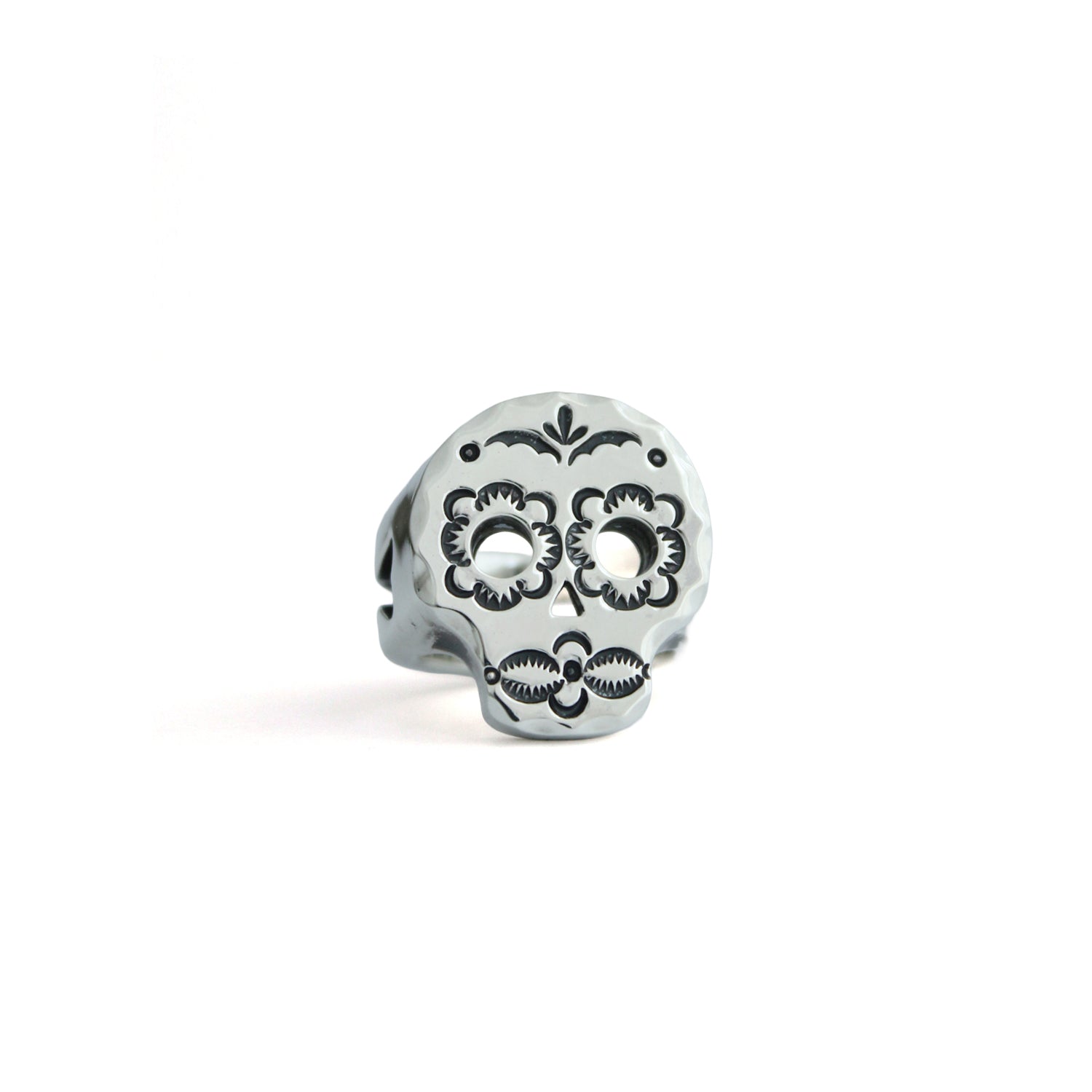 Mt. Hill Sterling Silver Signet Ring "Skull"