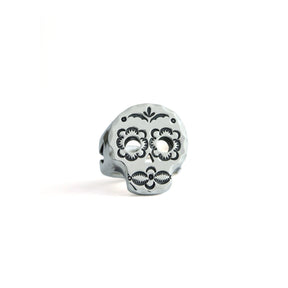 Mt. Hill Sterling Silver Signet Ring "Skull"