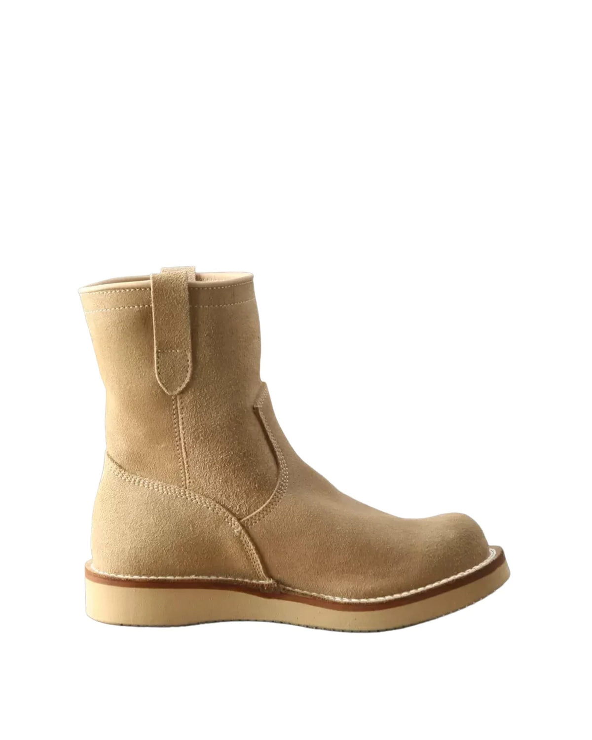 The Flat Head FN-FB-002 Suede Boots Beige