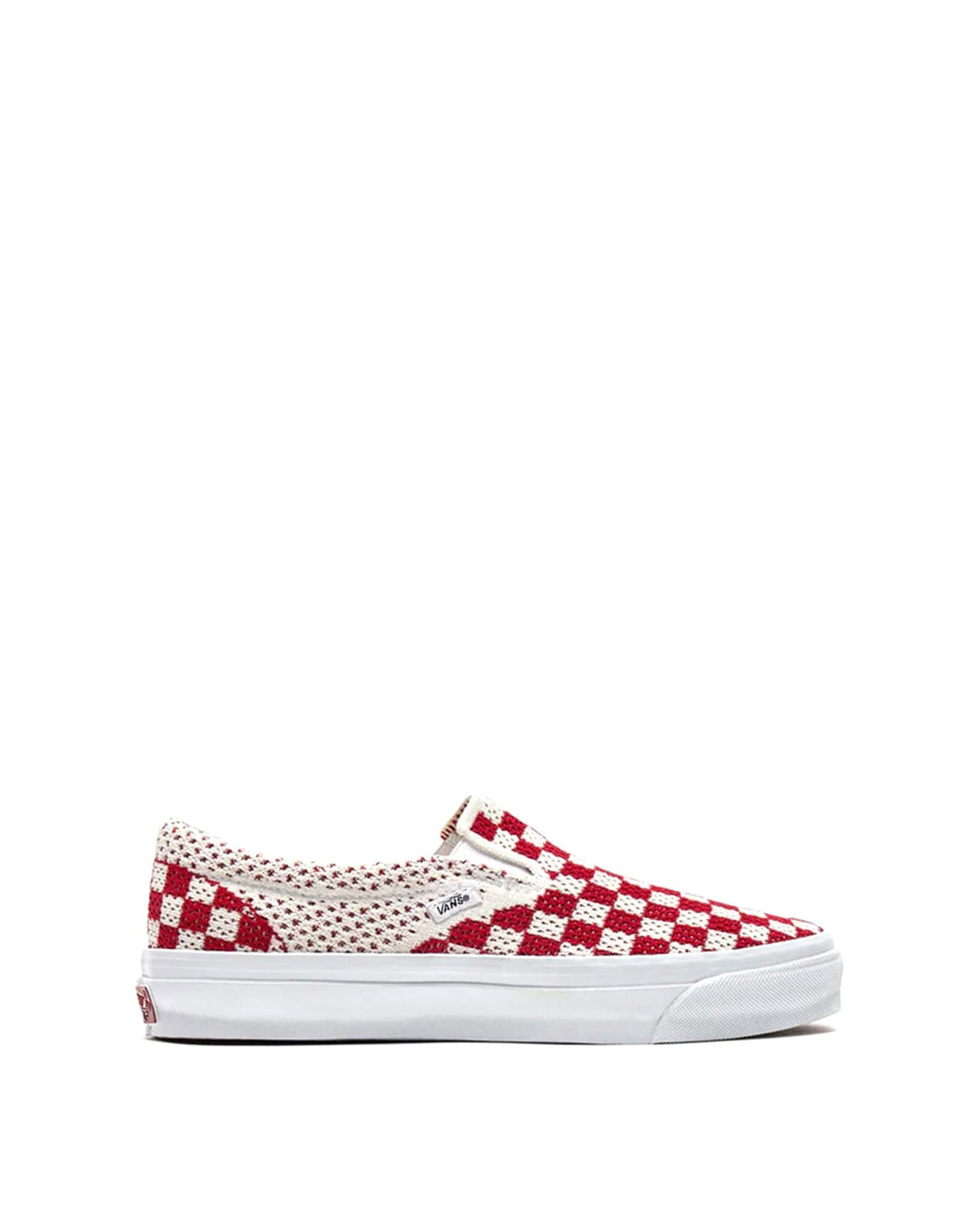 Vans Slip-On Reissue 98 LX Sneakers Checkerboard Red/ Marshmallow FINAL SALE