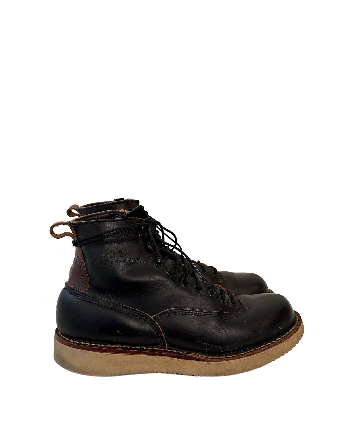 White's Boots x Snake Oil Provisions Big Shooter Black Chromexcel PRE-OWNED/ FINAL SALE