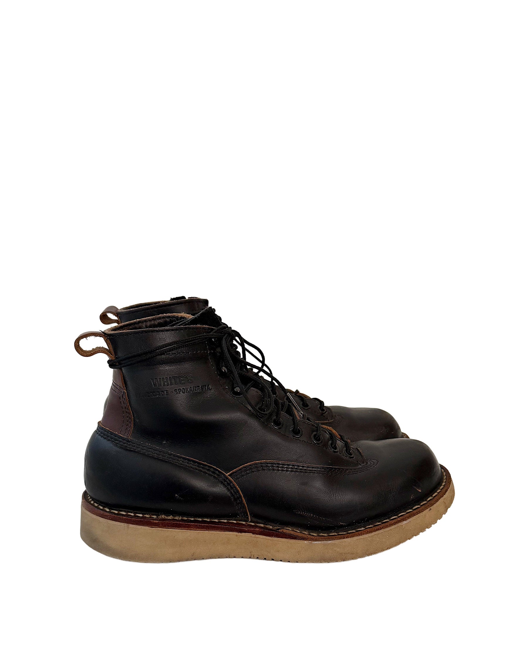White's Boots x Snake Oil Provisions Big Shooter Black Chromexcel PRE-OWNED/ FINAL SALE