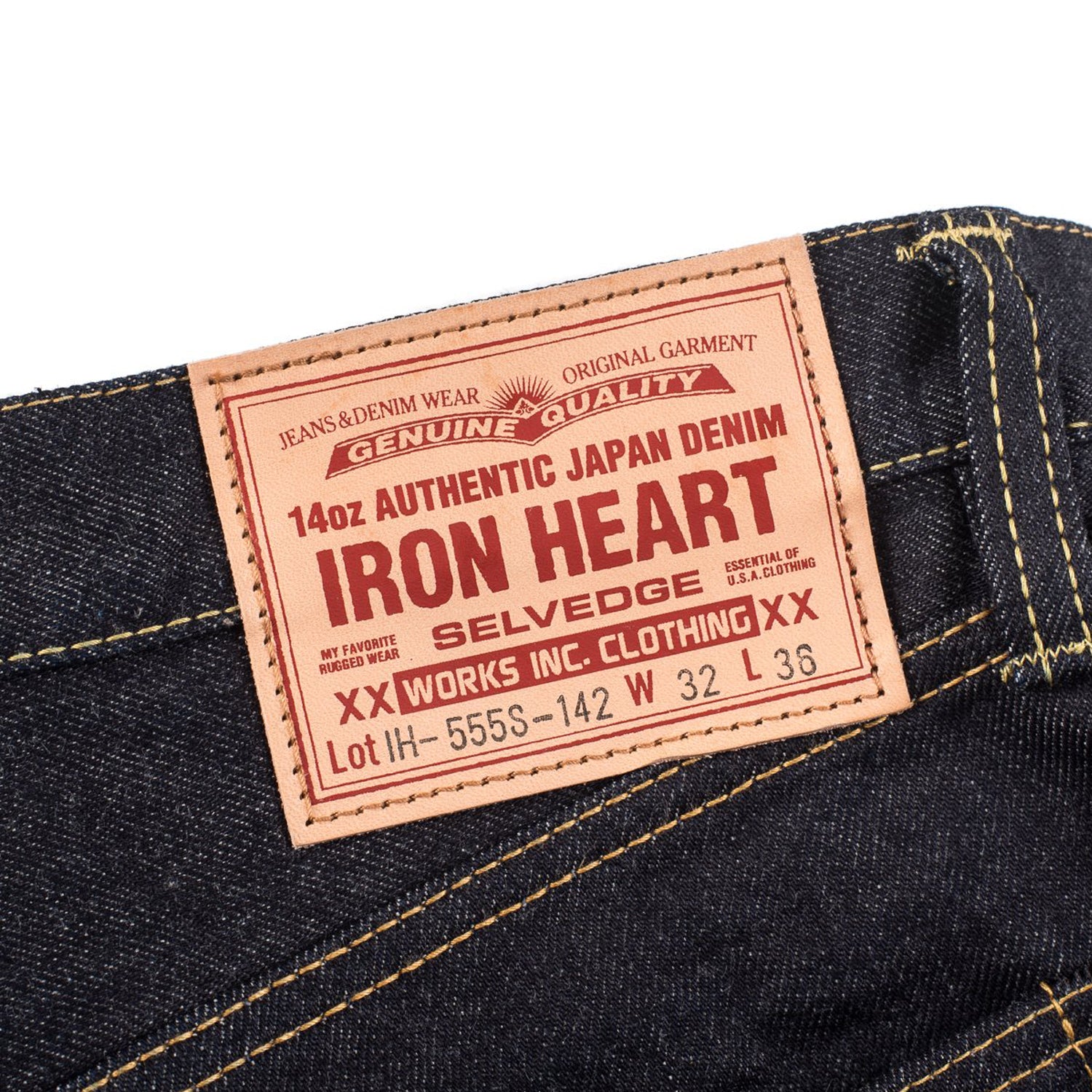 Iron Heart 14oz IH-555S-142 Super Slim Jean Indigo
