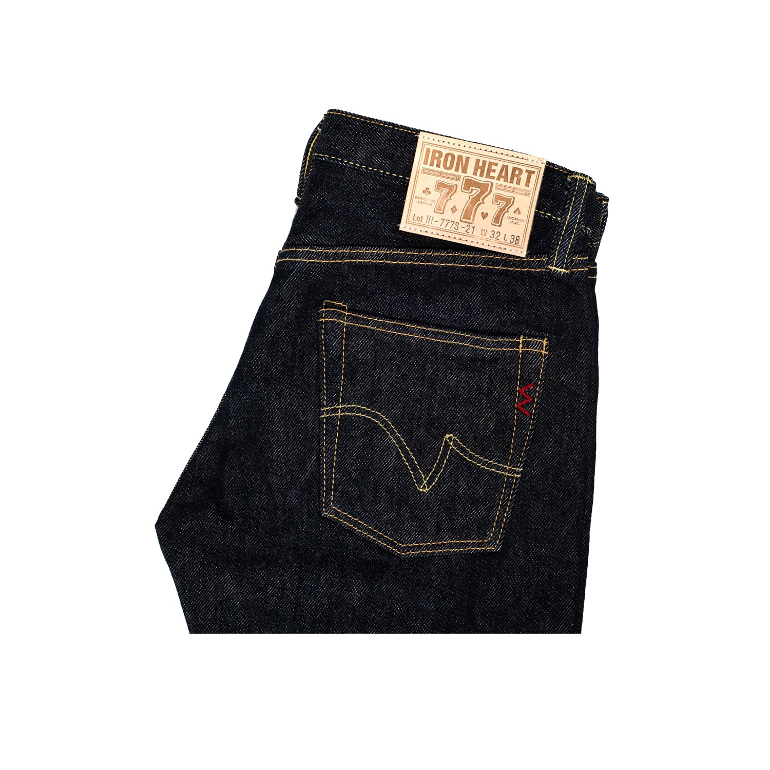 Iron Heart 21oz IH-777S-21 (32" Inseam) Super Slim Tapered Jean Indigo