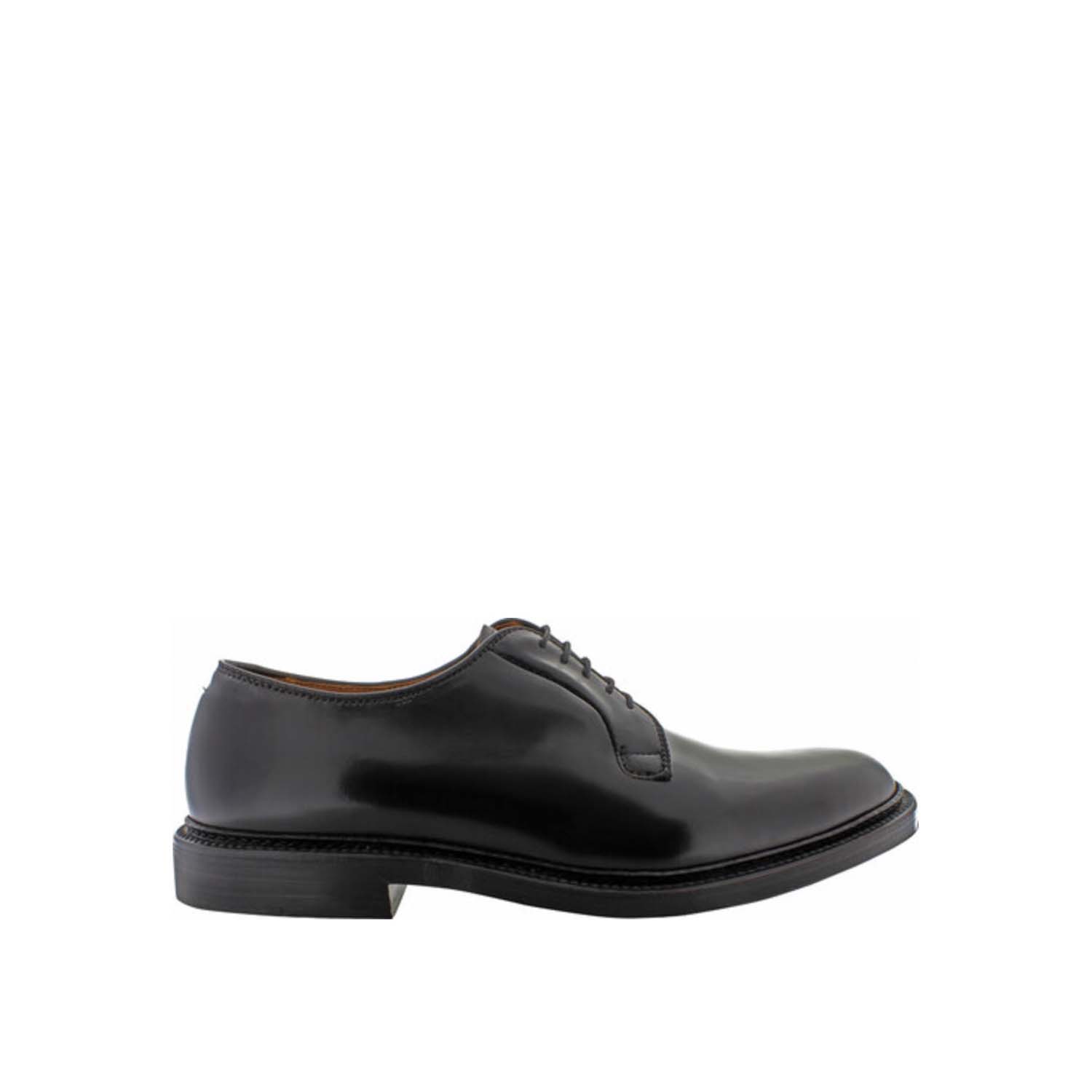 Alden 9901 Plain Toe Blucher Black Shell Cordovan