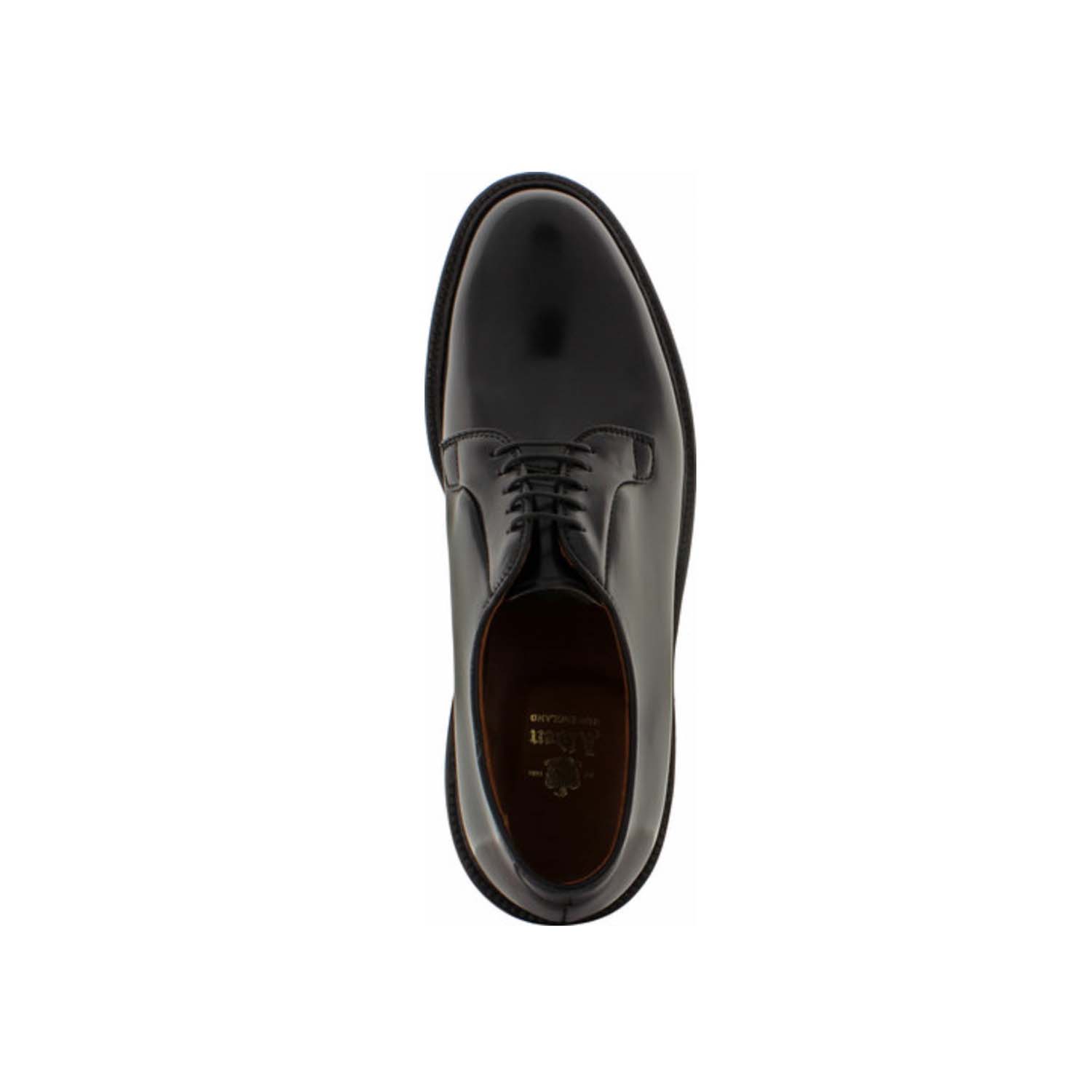 Alden 9901 Plain Toe Blucher Black Shell Cordovan