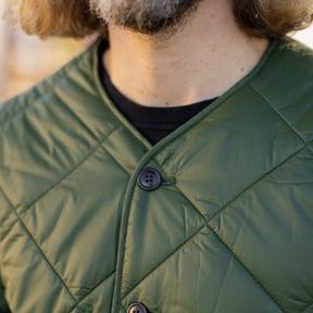 Barbour Liddesdale Cardigan Quilted Jacket Sage