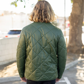 Barbour Liddesdale Cardigan Quilted Jacket Sage