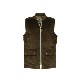 Barbour White Label Cord Westmorland Gilet Olive