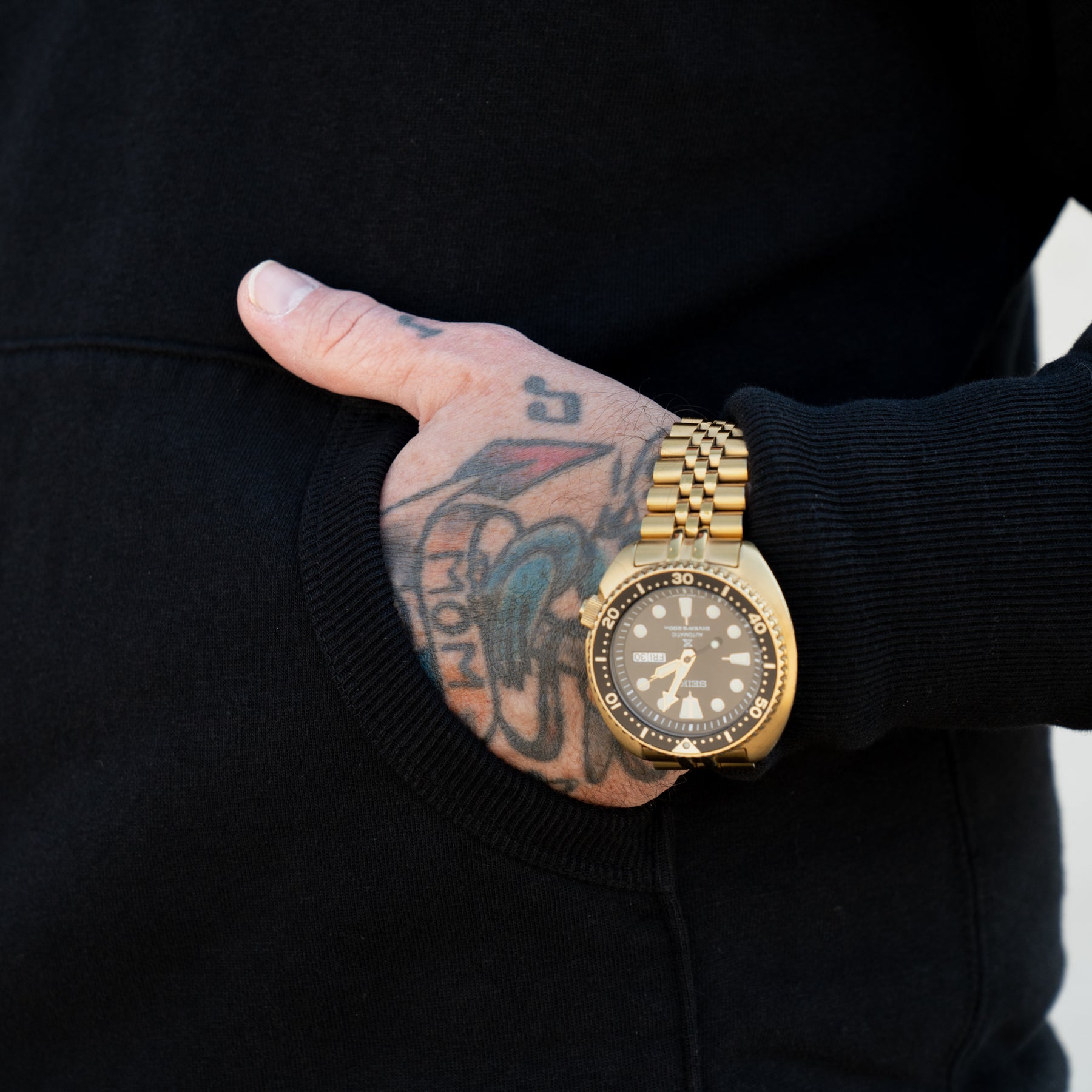 UES Hooded Sweatshirt Black