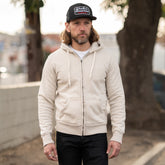 UES Zip Hooded Sweat Oatmeal