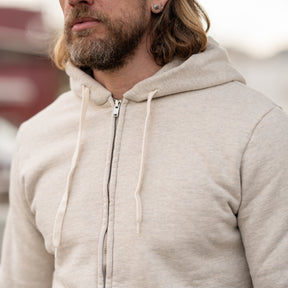 UES Zip Hooded Sweat Oatmeal