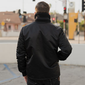 Iron Heart IHM-36-BLK Quilted Nylon Jacket Black