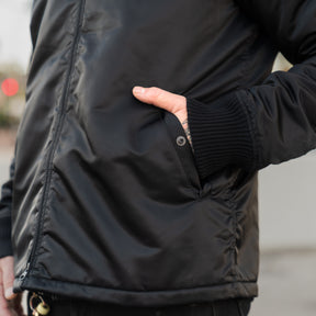 Iron Heart IHM-36-BLK Quilted Nylon Jacket Black