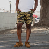 Rogue Territory Fatigue Shorts Tiger Stripe Camo