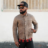 Rogue Territory Ridgeline Supply Jacket Waxed Brown