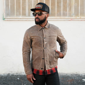 Rogue Territory Ridgeline Supply Jacket Waxed Brown