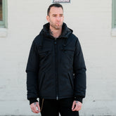 Iron Heart IHJ-102-BLK Primaloft Street Parka Black