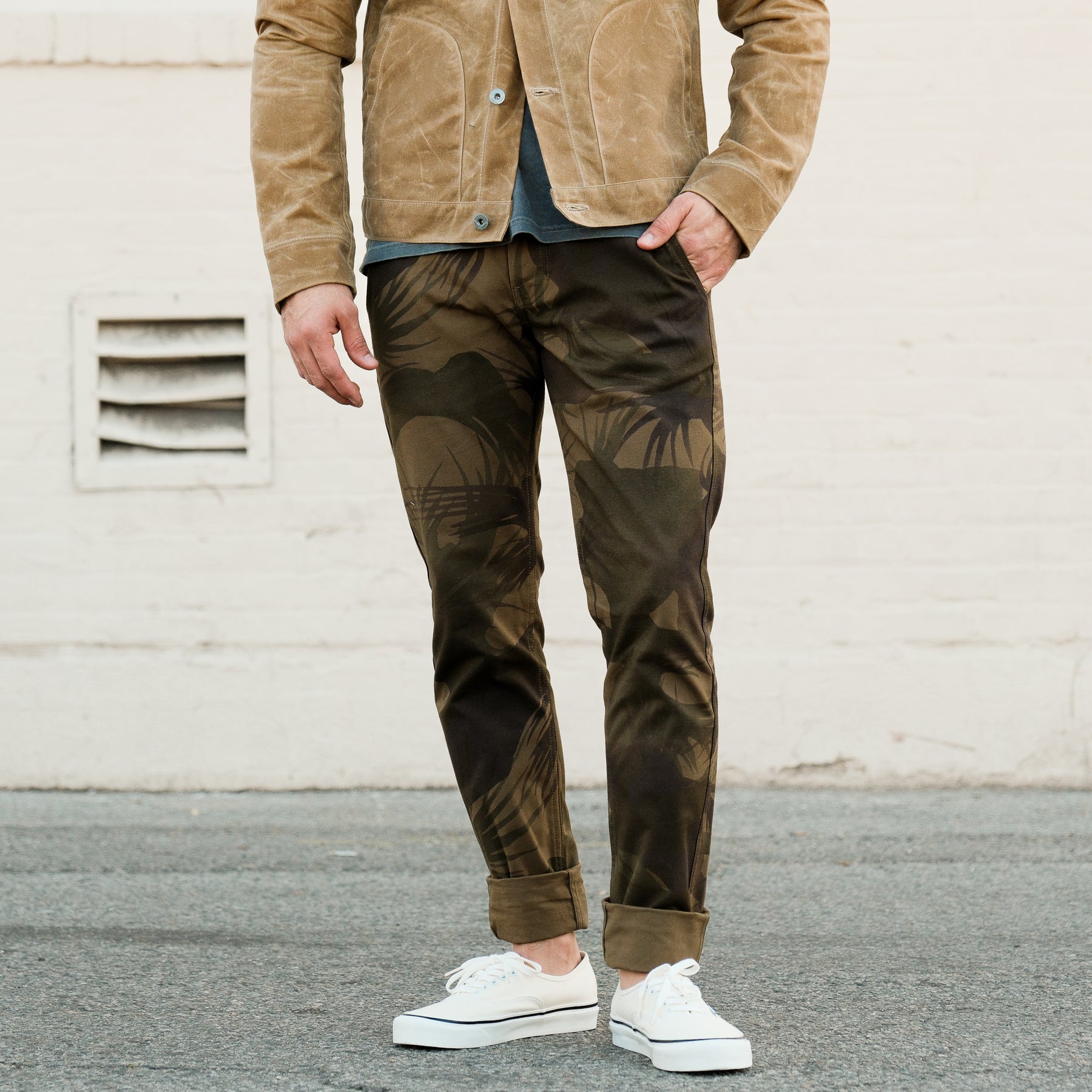Rogue Territory Boarder Pants Olive Palm Camo