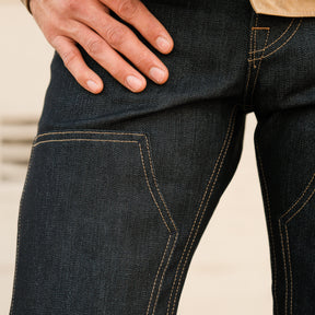 Rogue Territory 12oz Broken Twill Double Knee Stanton Indigo