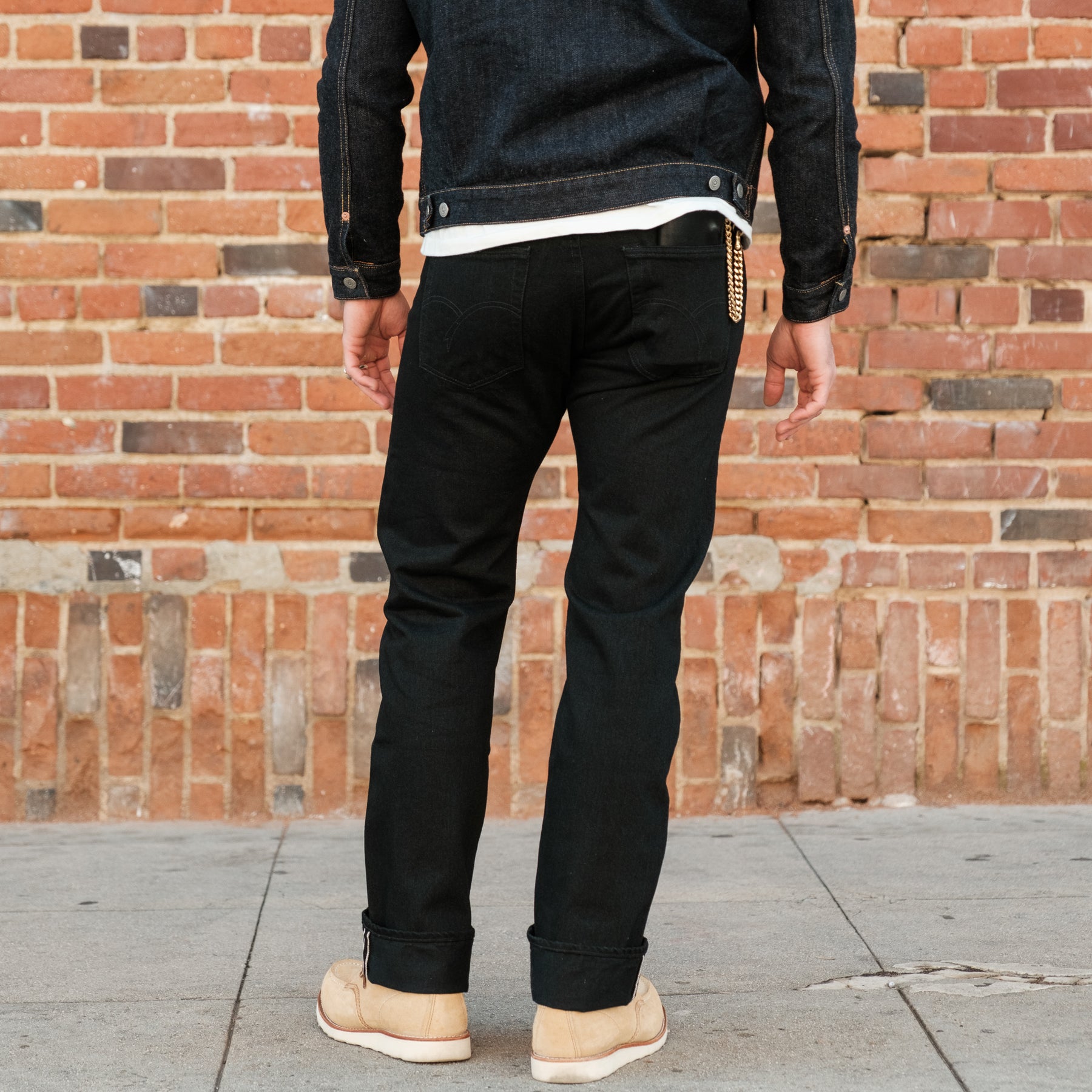 The Flat Head Tapered Straight Jeans Black