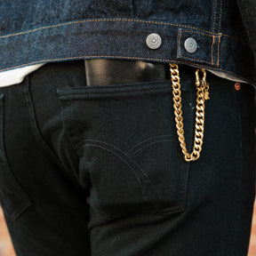 The Flat Head Tapered Straight Jeans Black