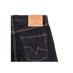 Iron Heart IH-666S-21 21oz Slim Straight Jeans Indigo