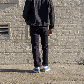 Iron Heart IH-777S-14ii 14oz Selvedge Denim Slim Tapered Cut Jeans Indigo/ Indigo