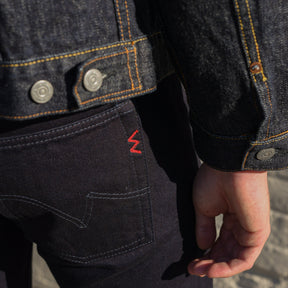 Iron Heart IH-777S-14ii 14oz Selvedge Denim Slim Tapered Cut Jeans Indigo/ Indigo