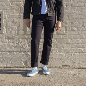 Iron Heart IH-777S-14ii 14oz Selvedge Denim Slim Tapered Cut Jeans Indigo/ Indigo