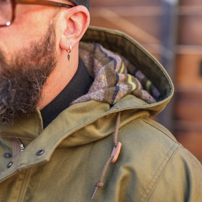 Iron Heart IHM-34-ODG Whipcord M-51 Type Field Coat Olive