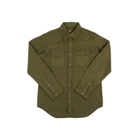 Iron Heart IHSH-331-ODG 12oz Moleskin CPO Shirt Olive FINAL SALE